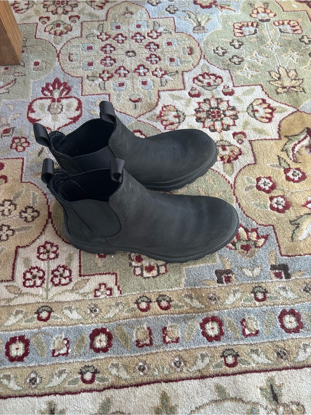 Ecco Women's Black Slip-On Chelsea Ankle Boots